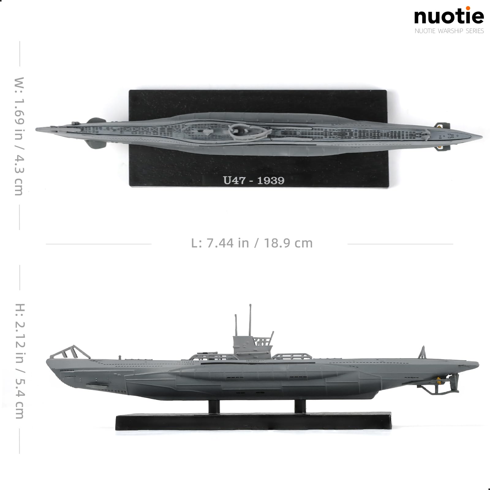 Amazon.co.jp: NUOTIE 1/350 U-47-1939 第二次世界大戦 ドイツ ドイツ